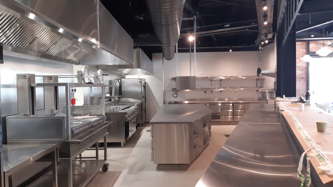 Grande cuisine professionnelle neuve tout inox