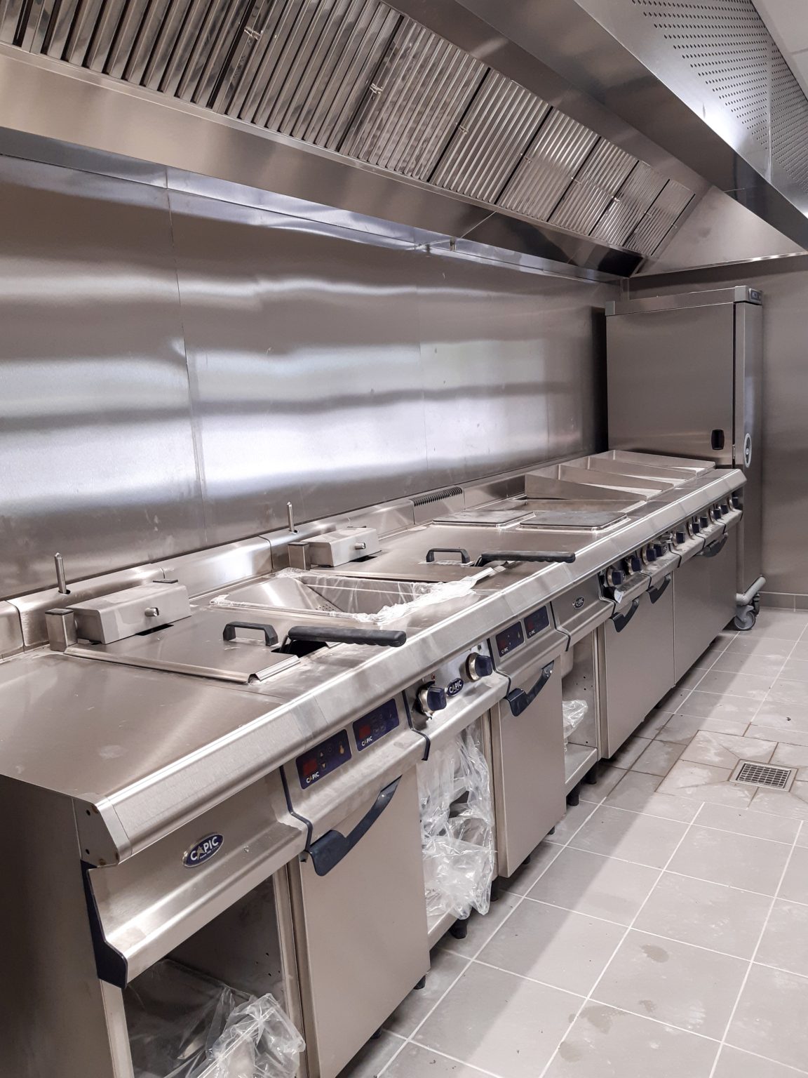 Ligne de cuisson CAPIC en acier inoxydable