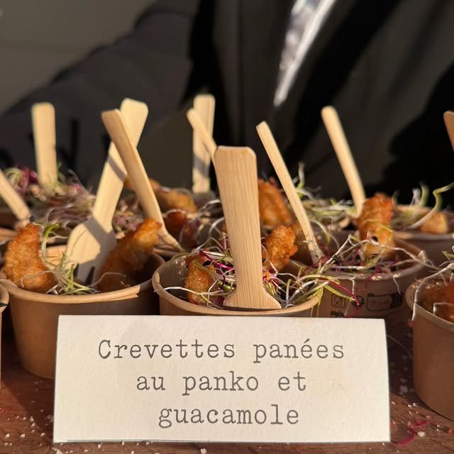 Crevettes panées au panko et guacamole