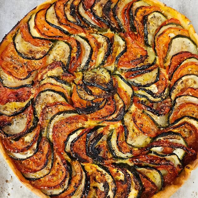 Tarte aux légumes de saison