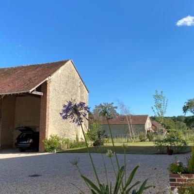 Préau du gîte