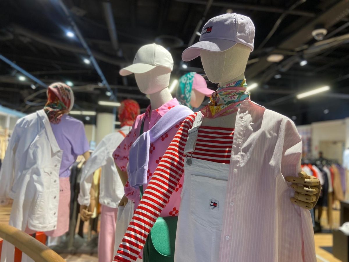 Mannequins mode prêt-à-porter printemps