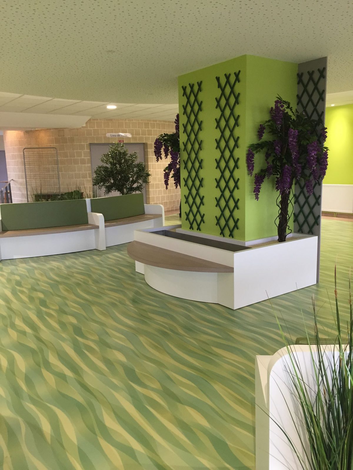 Aménagement intérieur coloré - Peinture décorative