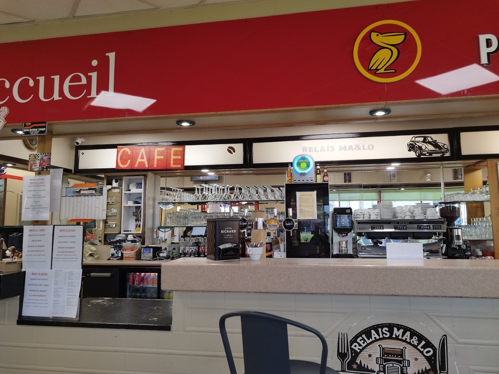 Comptoir d'accueil Road Center